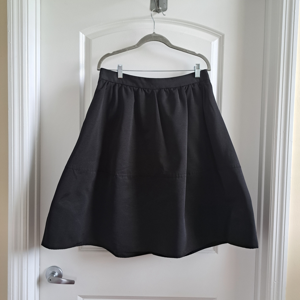Express Black Midi Skirt